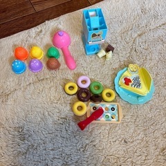 【おもちゃ】アイス、ソフトクリーム、ドーナツ、クレープ屋さん