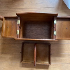 木製　救急箱と裁縫箱　２個での画像
