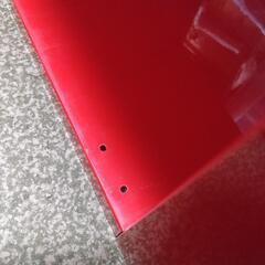 赤色・収納ラック　2段✕2列　背無し　の画像