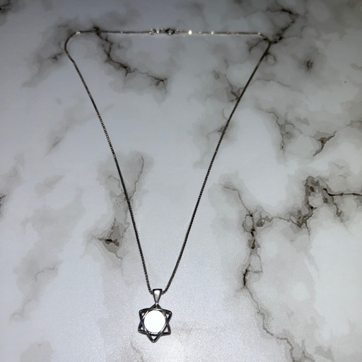 シルバー 六芒星 ペンダント ネックレス