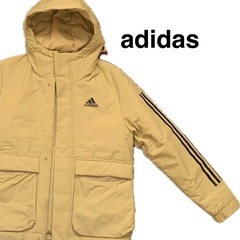 adidasアディダス中綿パーカージャケット◉メンズM