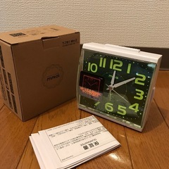 【引き取り主様決まりました】ほぼ新品　マグ目覚まし時計　暗いと自...