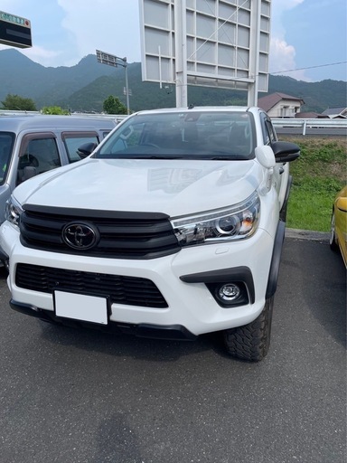 ハイラックスgun125前期　純正バンパー　純正サスペンション　純正マッドガード