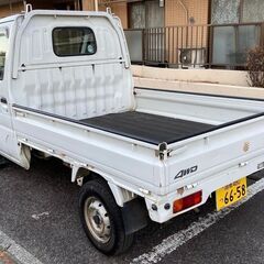乗って帰れます：総額23万円：車検R9年02月05日まで：平成12年--月：スズキ　キャリイトラック　４WD：MT　5速：10万キロ台　タイミングベルト交換済み：下取り可能の画像