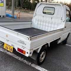 乗って帰れます：総額23万円：車検R9年02月05日まで：平成12年--月：スズキ　キャリイトラック　４WD：MT　5速：10万キロ台　タイミングベルト交換済み：下取り可能の画像