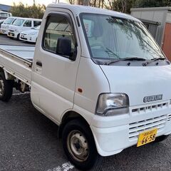 乗って帰れます：総額23万円：車検R9年02月05日まで：平成12年--月：スズキ　キャリイトラック　４WD：MT　5速：10万キロ台　タイミングベルト交換済み：下取り可能の画像