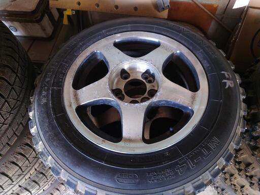 競技用 スパイク スタッド タイヤ  MT-14 195/65R15 ホイール付き