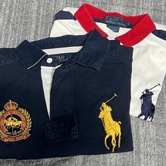 ポロラルフローレン　ポロシャツ2枚
　ビックポニーまとめ売りの画像