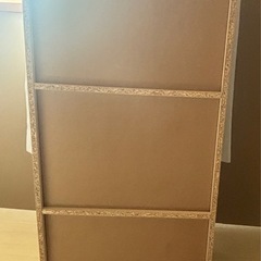 3段ボックス  オフホワイト(木目)   の画像