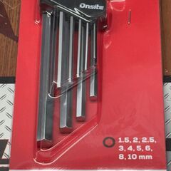 【新品】Onsite 702681 9PC6角レンチセットの画像