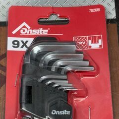 【新品】Onsite 702681 9PC6角レンチセットの画像