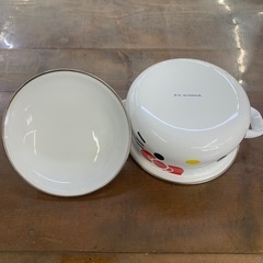 　未使用品　ハローキティ　ホーロー鍋　の画像