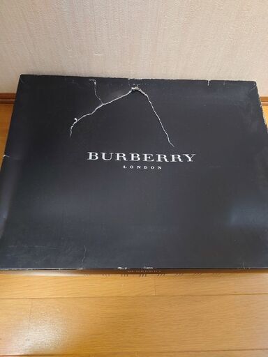 新品箱入り【BURBERRY／綿ハーフケット／140×100】綿100％／日本製