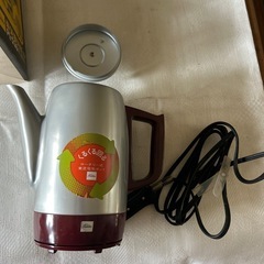 ジャンク品　東芝電気ポット　レトロ　昭和の画像