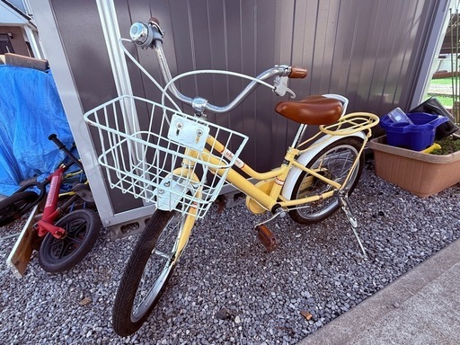 18インチ女の子用自転車