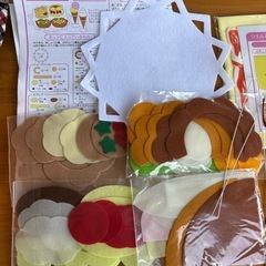 おままごと手作りキット　フェルトはカット済み！の画像