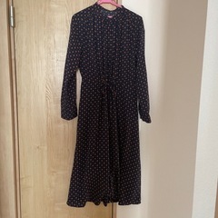 GU　ジオメトリックプリントワンピース