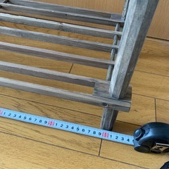 木製 小物置き 3段 の画像