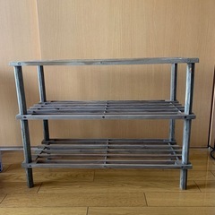 木製 小物置き 3段 の画像