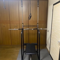 アルインコ⚫︎懸垂マシン　トレーニング　エクササイズバンド　シットアップベンチの画像