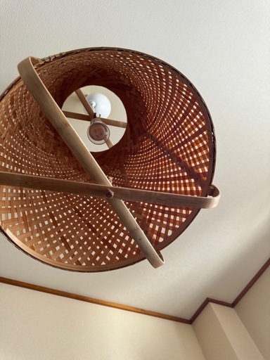 IKEA SINNERLIG スィネリグ ライト 照明 竹 バンブー SINNERLIG