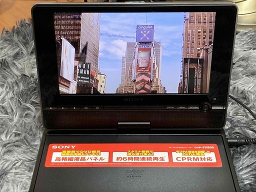 取扱説明書付【予約済】SONY DVDポータブルプレーヤー