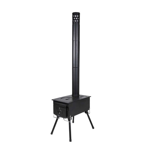 キャプテンスタッグ　KAMADO(かまど) 煙突 角型ストーブ