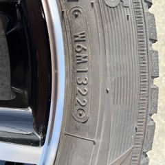 2022年製スタッドレスタイヤホイル付4本セット155/65R14の画像