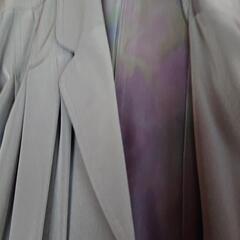 【一旦お休み】グレー ラグランスリーブのコートの画像