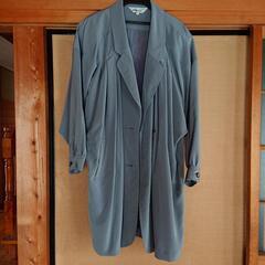 【一旦お休み】グレー ラグランスリーブのコート