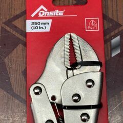 【新品】Onsite 700525 250mmストレートロッキングプライヤーの画像