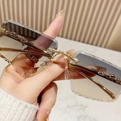 OLIVE SESAME レディースサングラス ブルー&イエロー