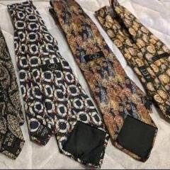 dunhill ダンヒル ネクタイ 4本 紳士 ユーズド良品の画像