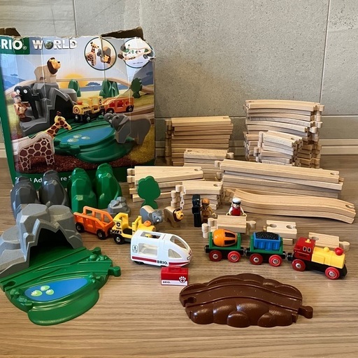 【取引中】BRIO　ブリオ　IKEA 木製レールセット