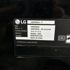 【引き取り限定】LG 32インチ　モニター　FHDの画像