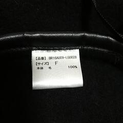 ベレー帽　黒　ブラック　新品の画像