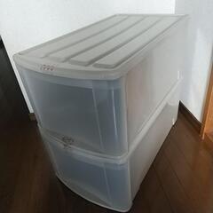 【IRIS OHYAMA 衣装ケース 2個】