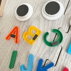 木製パズルマグネット知育おもちゃの画像