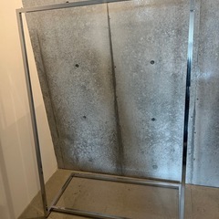 Lettre/レットル ハンガーラック シルバー 幅100cmの画像