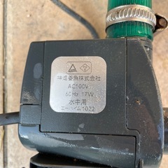 お話中です。エーハイム水中ポンプの画像
