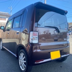 学割☆新社会人割‼️ 低走行8万キロ台‼️月々9千円〜分割払い可❗️車検2年付き！【名義変更代込み】車内広い！大人気☆ムーブコンテカスタム☆Bluetoothナビ付き☆走行中DVD見れます☆フルオートエアコン☆ドライブレコーダー付きのフル装備☆事故修復歴無し☆純正アルミ☆そのまま乗って帰れます‼️の画像