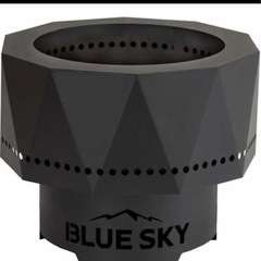 BLUE SKY ニ次燃焼　庭でも焚き火ができる煙の少ない焚火台　