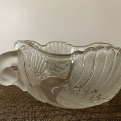 価格相談可🥳白鳥🦢のガラスの入れ物 ボウルの画像