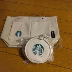 スターバックス　バックインバック　クリアポーチ