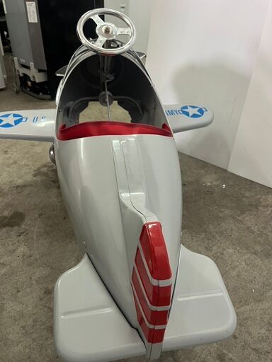 【D-361】飛行機ペダルカー レアアイテム レトロ品 中古 激安 D-361】飛行機ペダルカー レアアイテム レトロ品 中古 激安