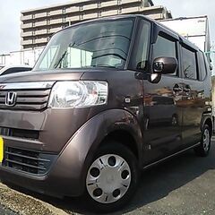 ☆車検２年付☆H25　N-BOX　123400キロ　スマートキー　ＣＤデッキ　プッシュスタート　 電動格納ミラー　スライドドアの画像