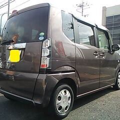 ☆車検２年付☆H25　N-BOX　123400キロ　スマートキー　ＣＤデッキ　プッシュスタート　 電動格納ミラー　スライドドアの画像