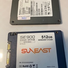 訳ありSSD 2個　フォーマット不可