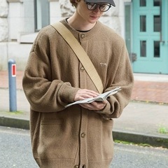 PENNEYS別注 THE FOXロゴ ニットカーディガン(Mサイズ　美品)の画像