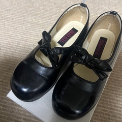 女児用ブラックフォーマルシューズ 20cmの画像